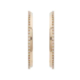 RHINO Tennis Hoop Earrings