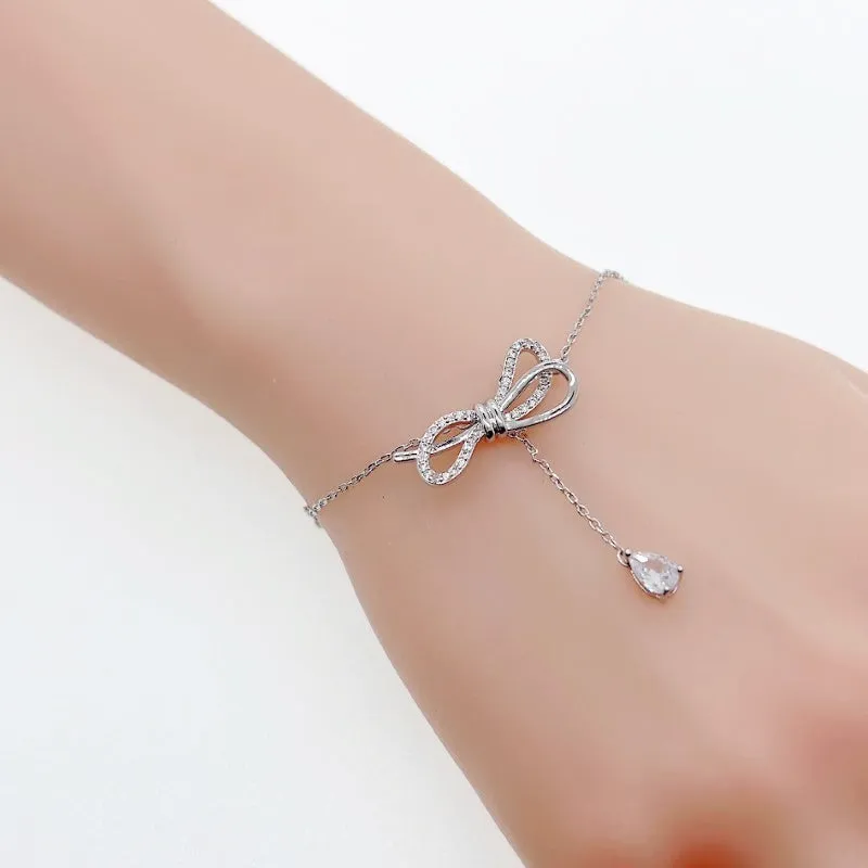 Ribbon Cubic Zirconia Bracelet