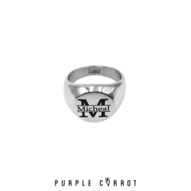 Round Signet Ring