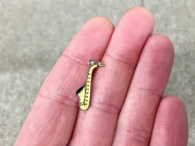 Saxophone Silver Charm