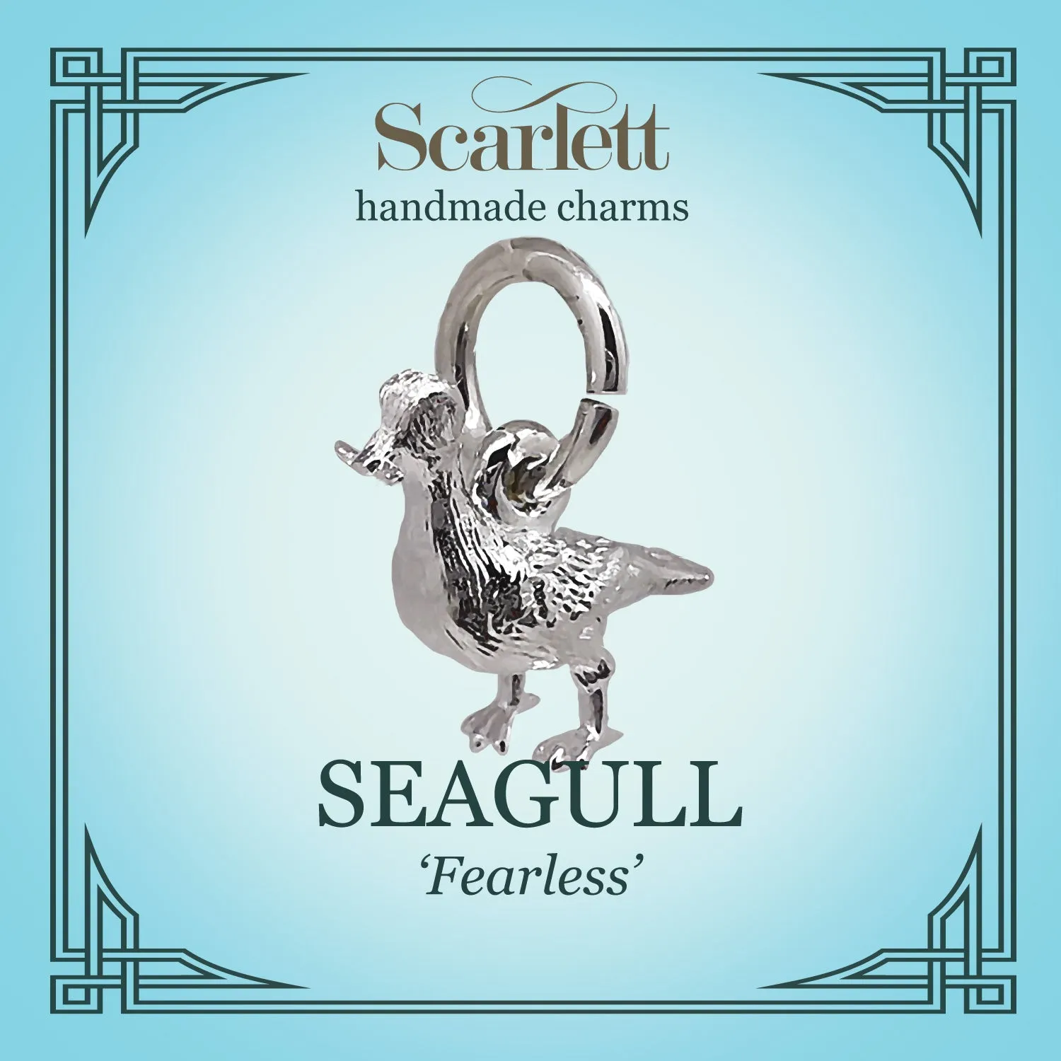 Seagull Solid Gold Charm