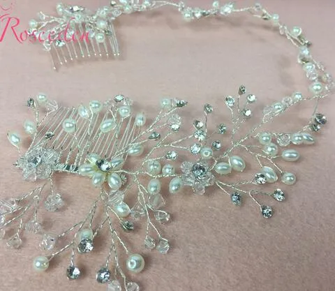 Silver Gold Charm Hair Comb For Wedding Hair Accessories