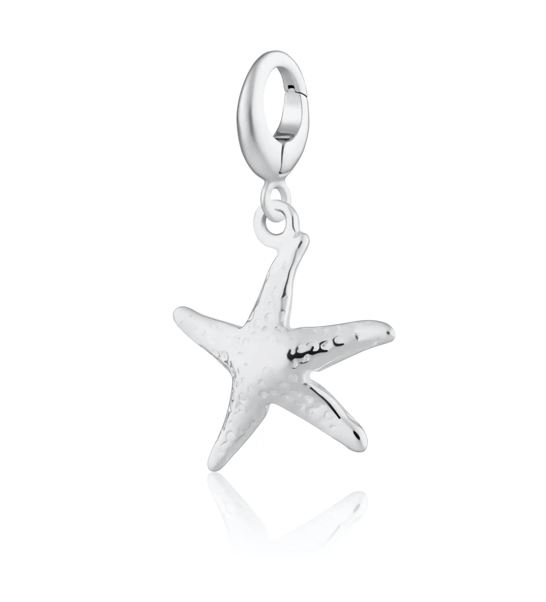 Silver Starfish Charm