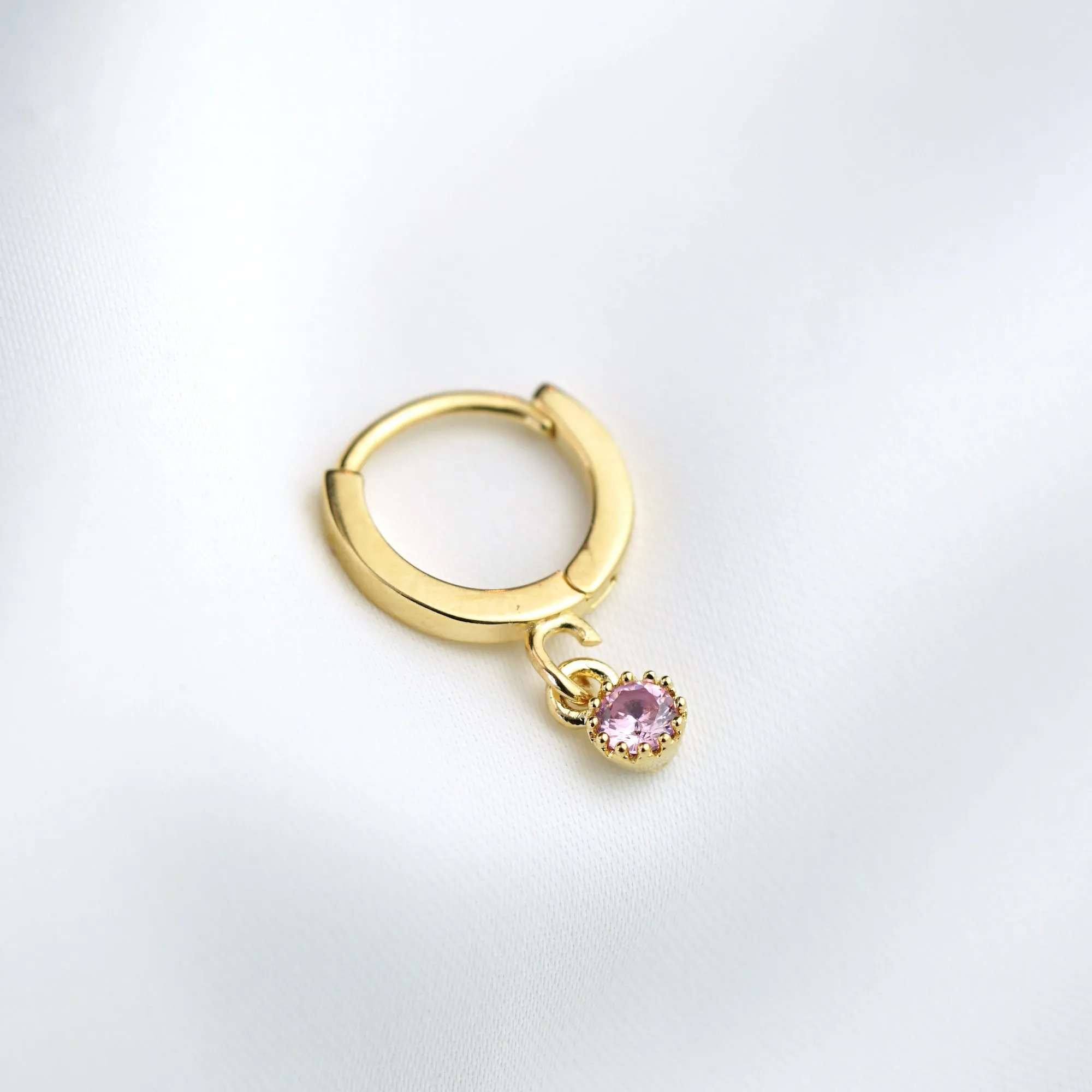 Small Birthstone Earring