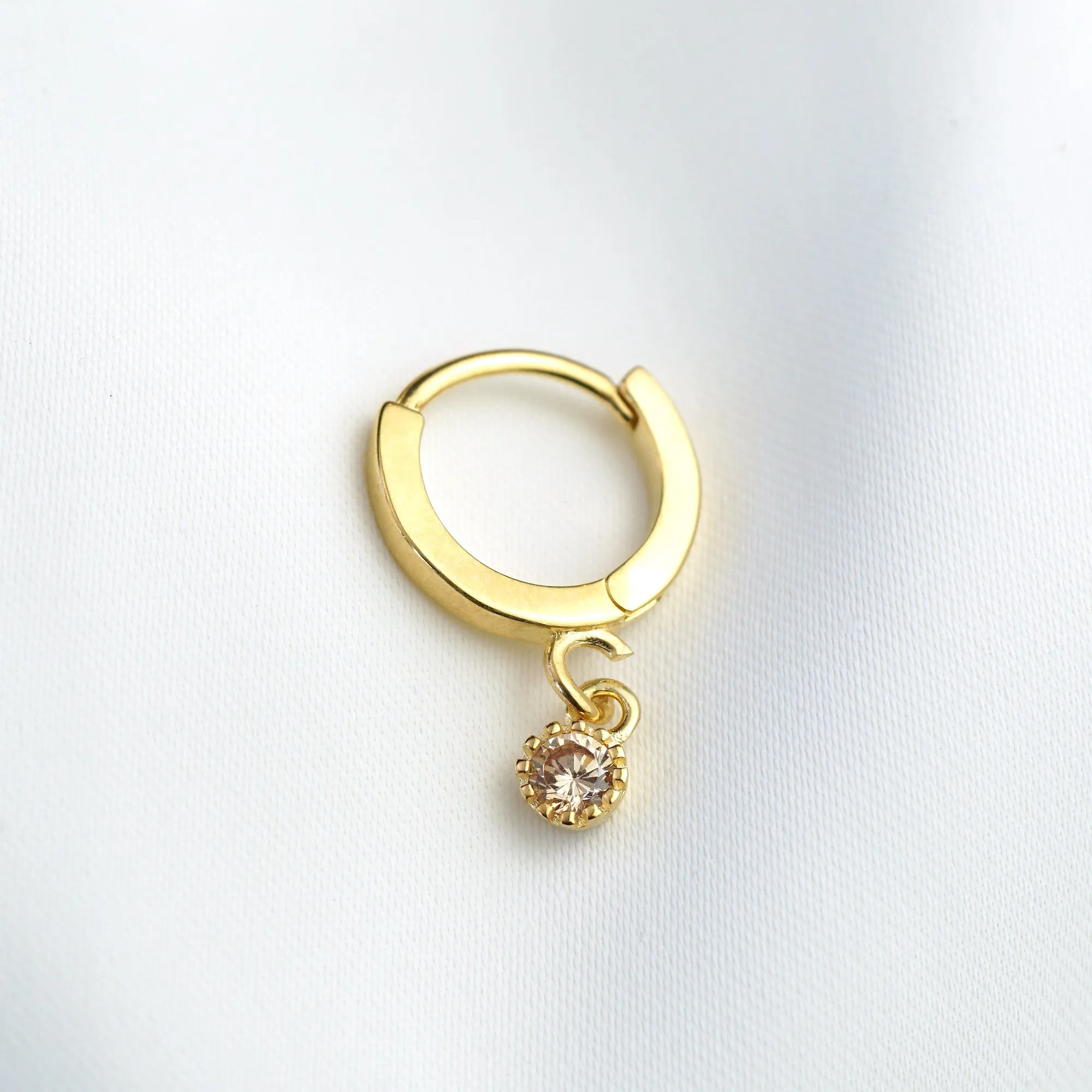Small Birthstone Earring