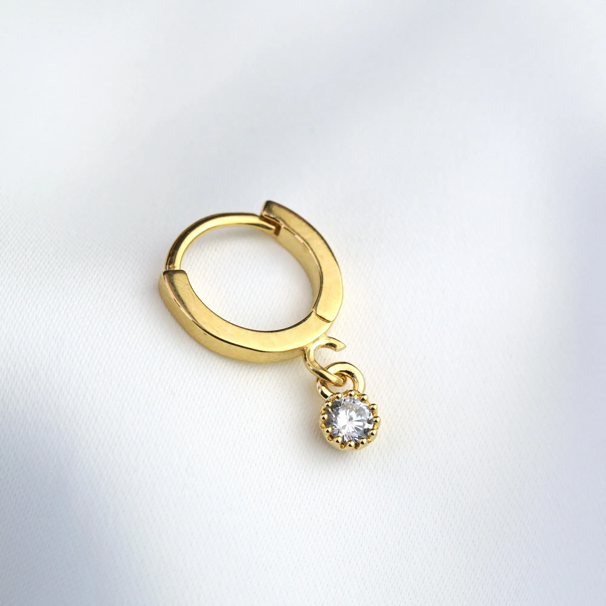 Small Birthstone Earring