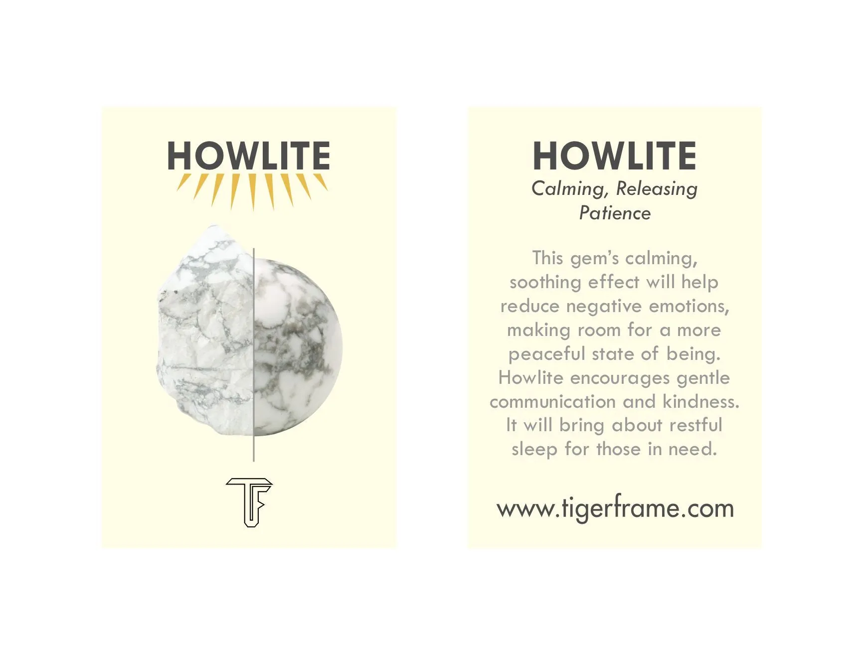 SMALL HEXI LOCKET NECKLACE - HOWLITE - SILVER