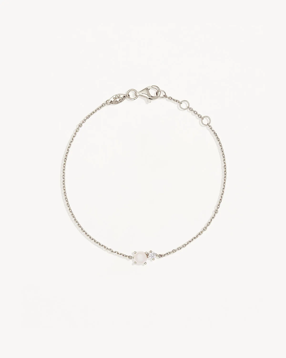 Elegant Sterling Silver Serenely Yours Pearl Bracelet for Timeless Style