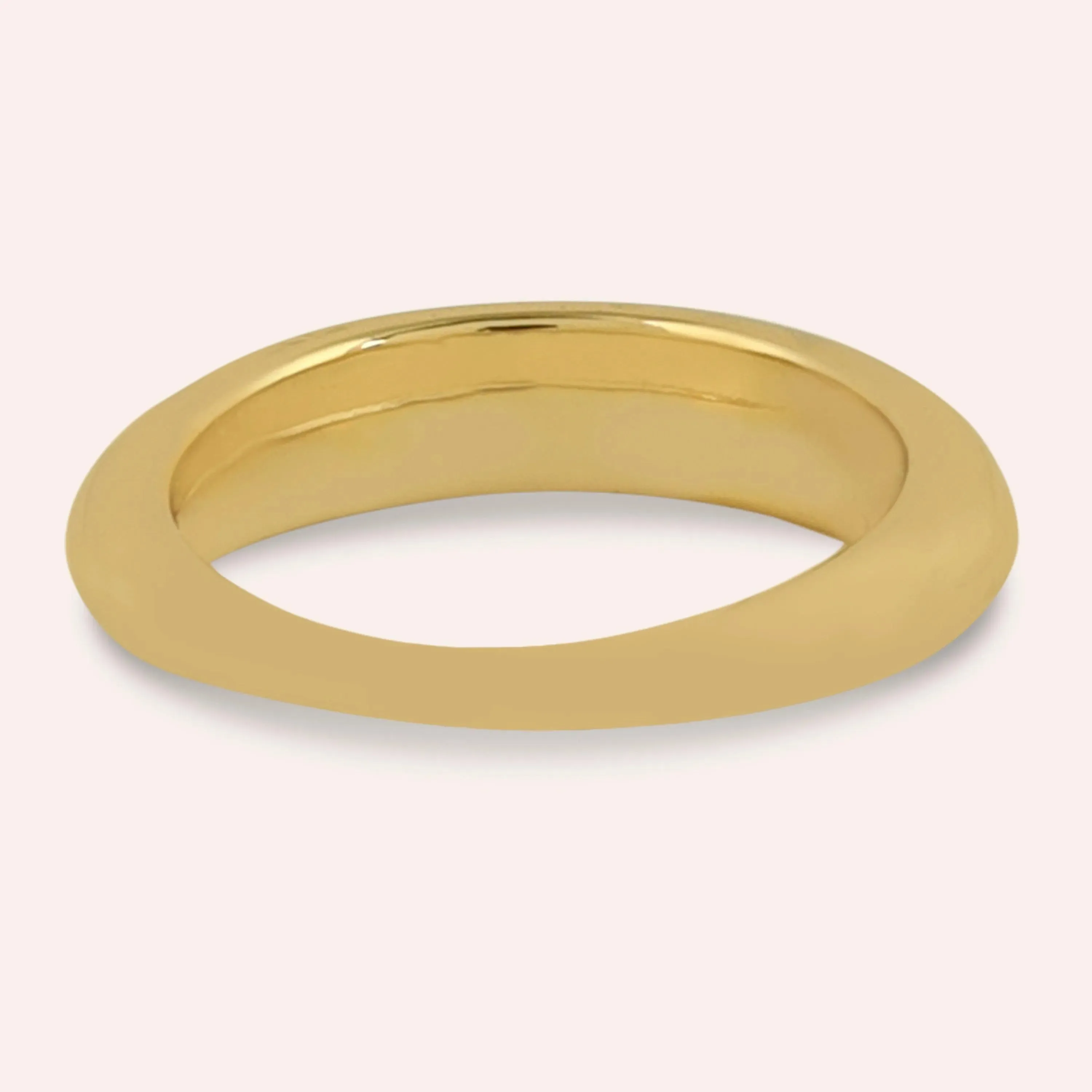 TFC 24K Glimmer Glow Gold Plated Ring