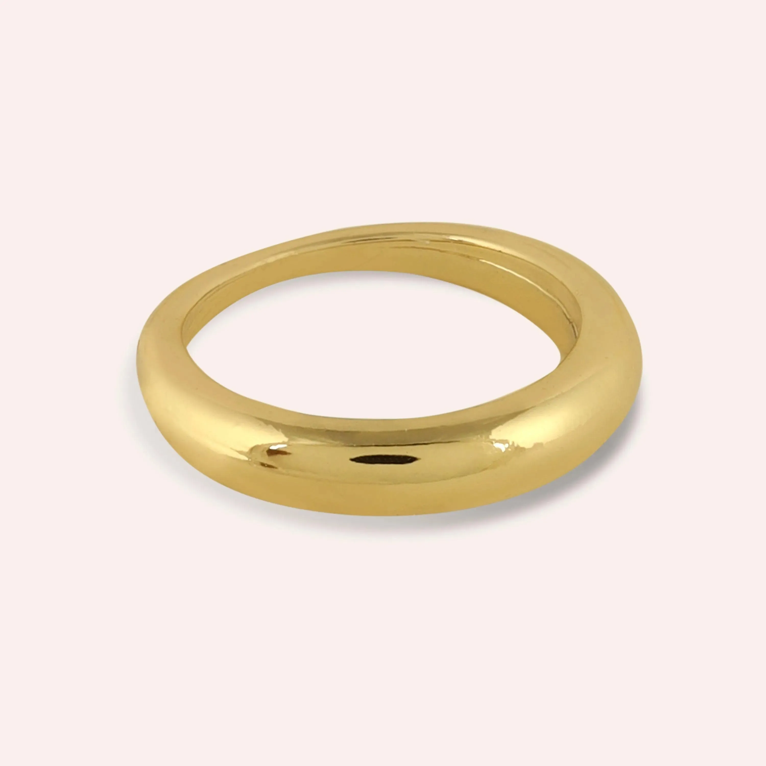 TFC 24K Glimmer Glow Gold Plated Ring