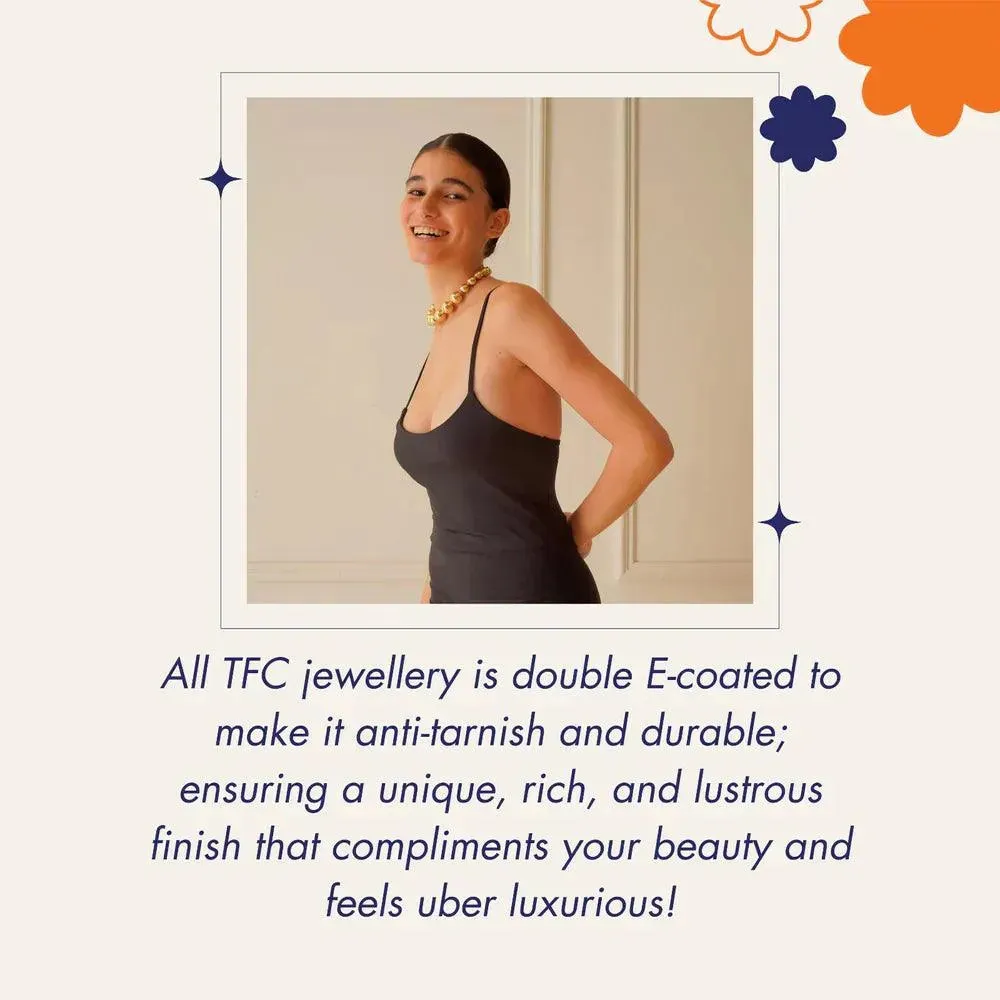 TFC Bold Coin Bappi Lehri Layered Necklace