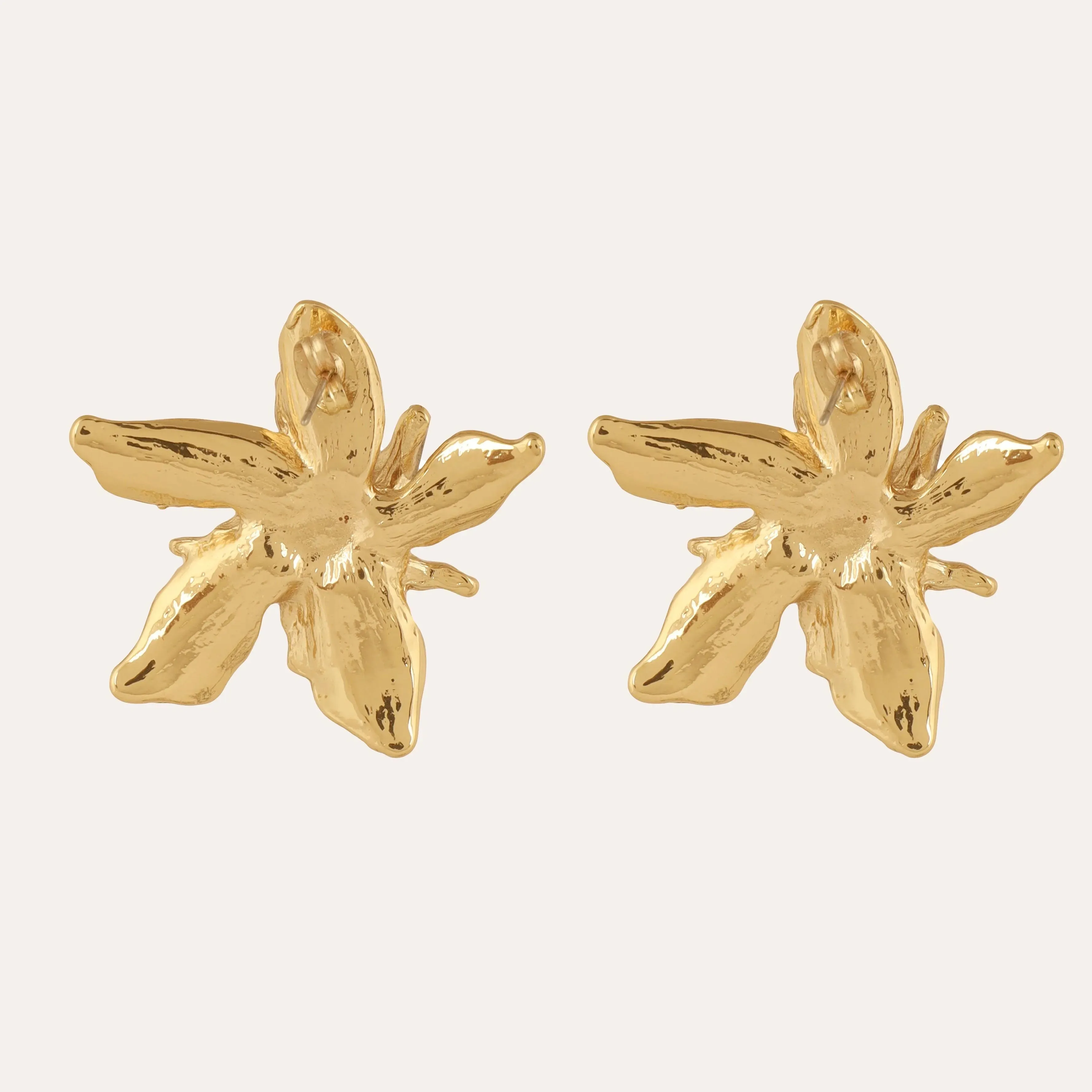 TFC Pretty Posy Gold Plated Stud Earrings