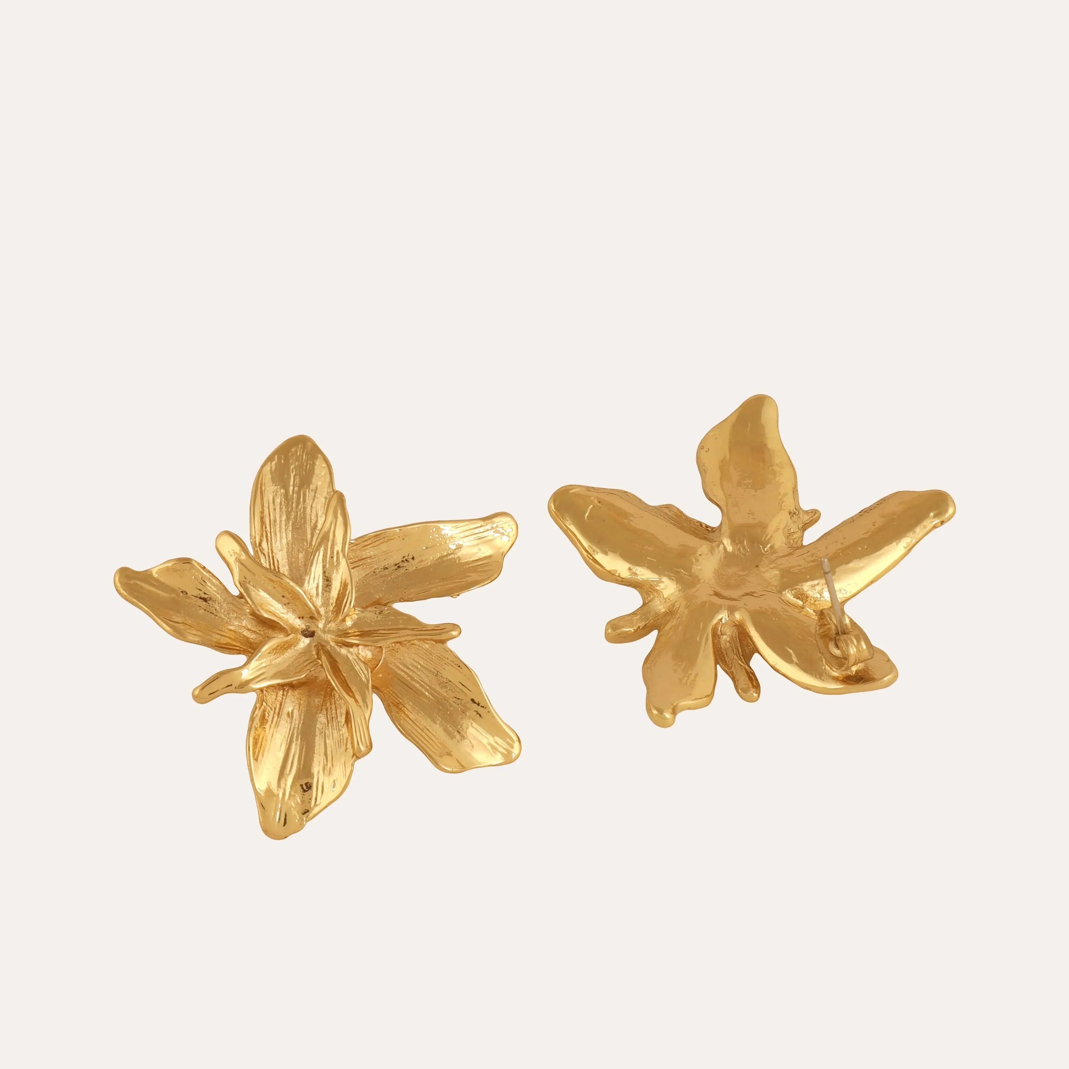 TFC Pretty Posy Gold Plated Stud Earrings