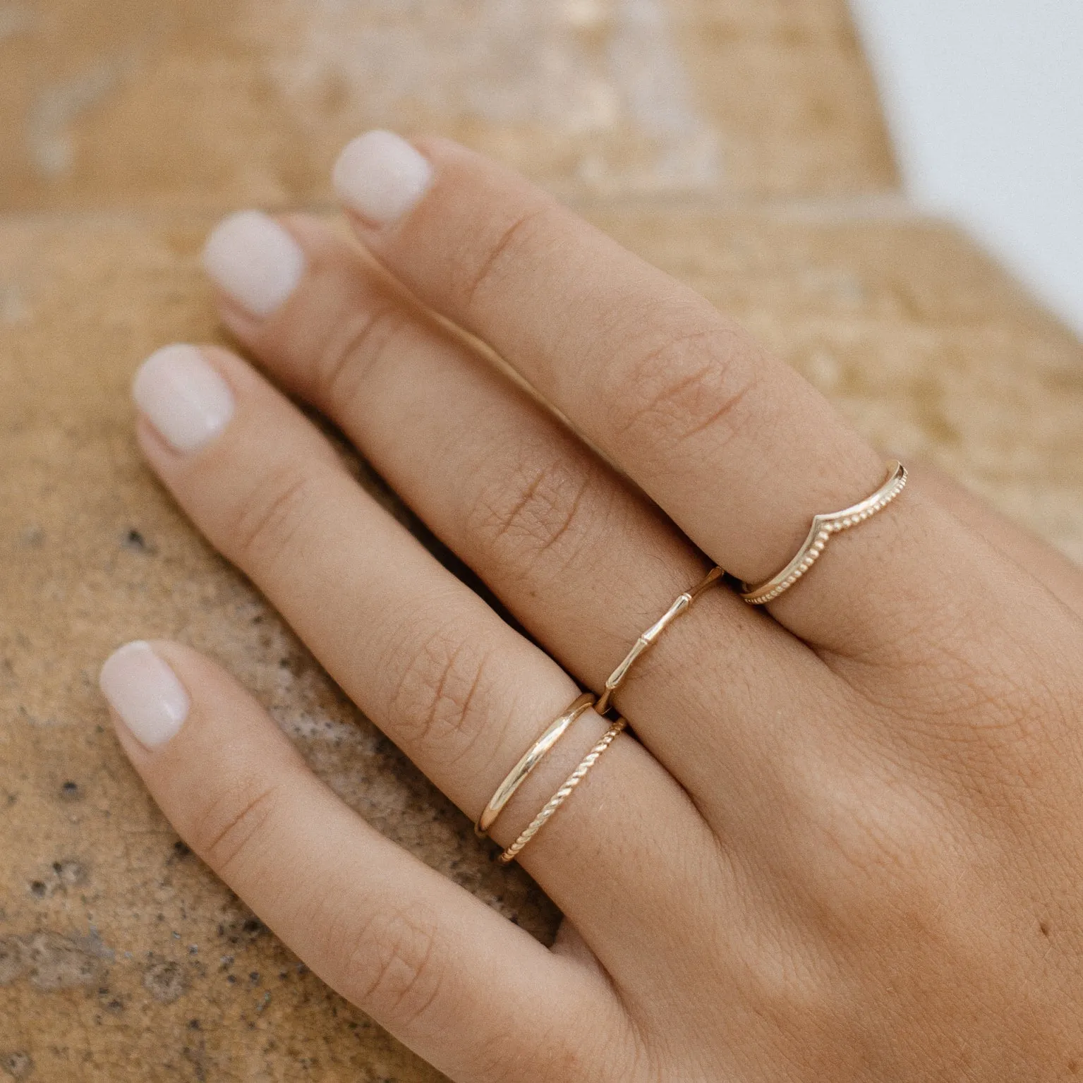 Torsade Ring - 10 Karat Gold