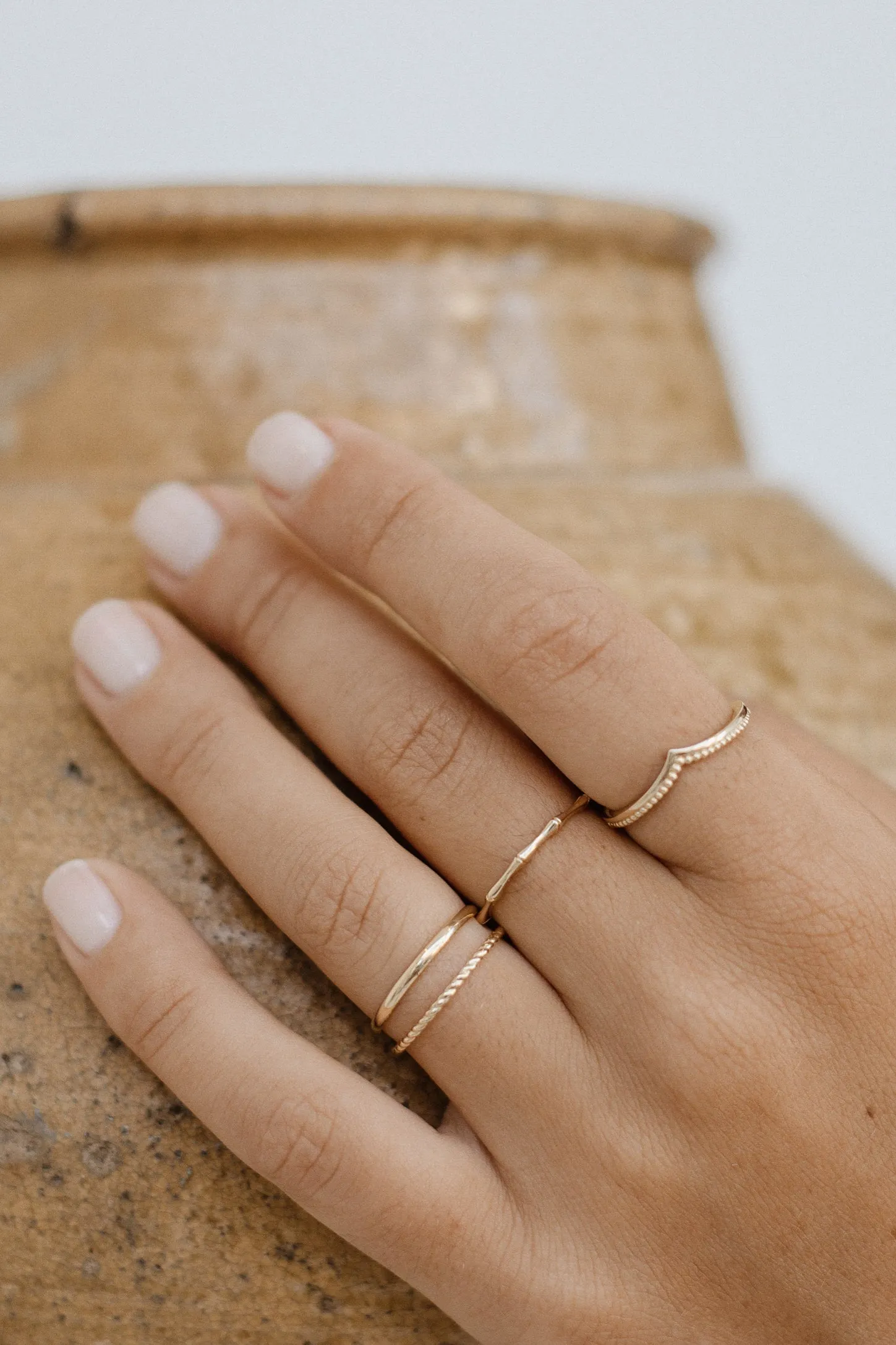 Torsade Ring - 10 Karat Gold