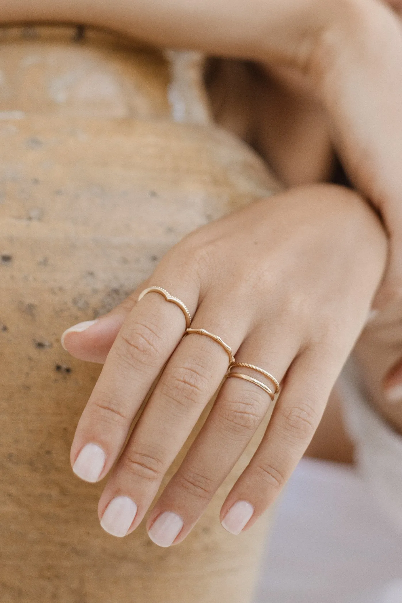 Torsade Ring - 10 Karat Gold