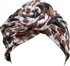 TouchUps Hair Bun Cap Hair Protection Head Wrap Hairbun Cap Wrap African Turban Pattern Headwrap Headscarf