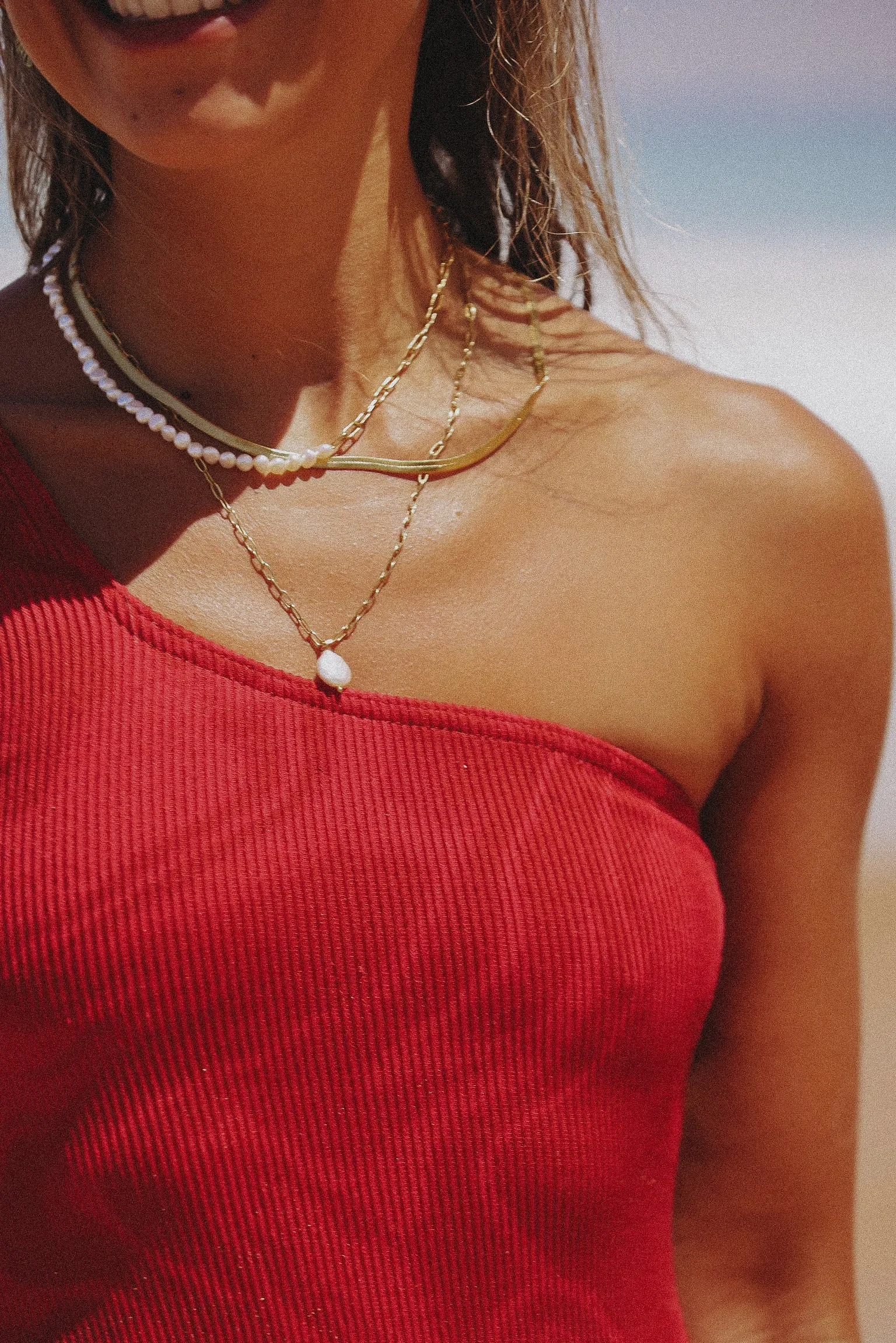 Zaana Ocean Pearl Baroque Necklace