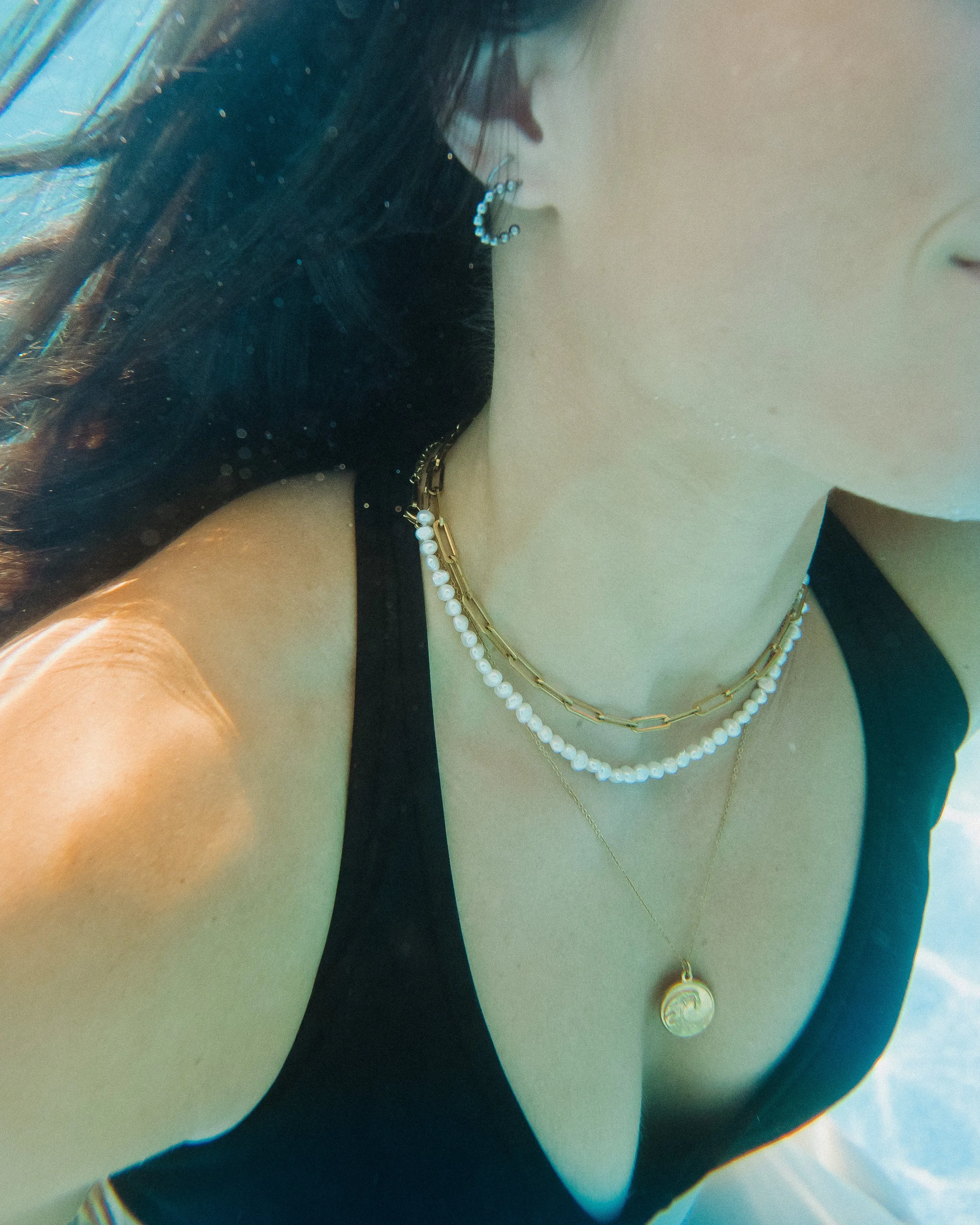 Zaana Ocean Pearl Baroque Necklace