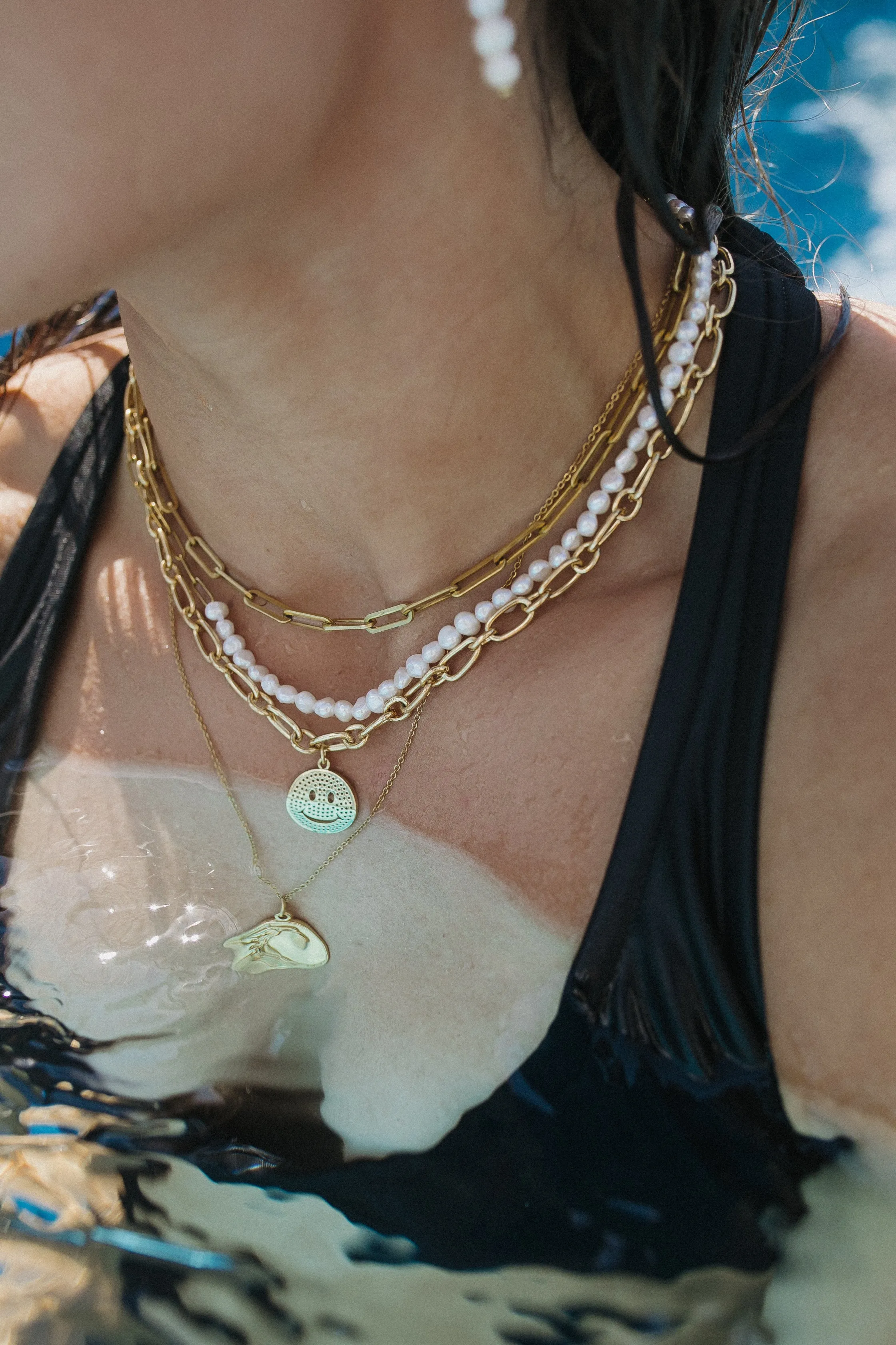 Zaana Ocean Pearl Baroque Necklace